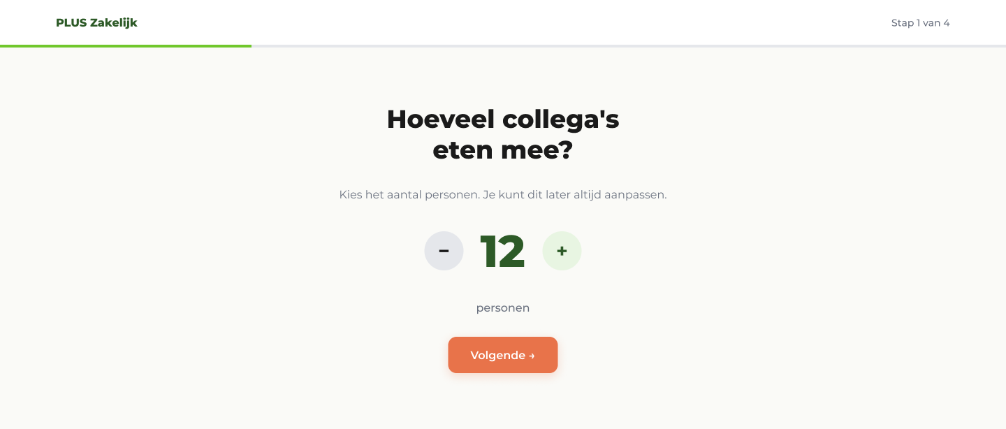Figma-ontwerp onboarding stap 1, aantal personen