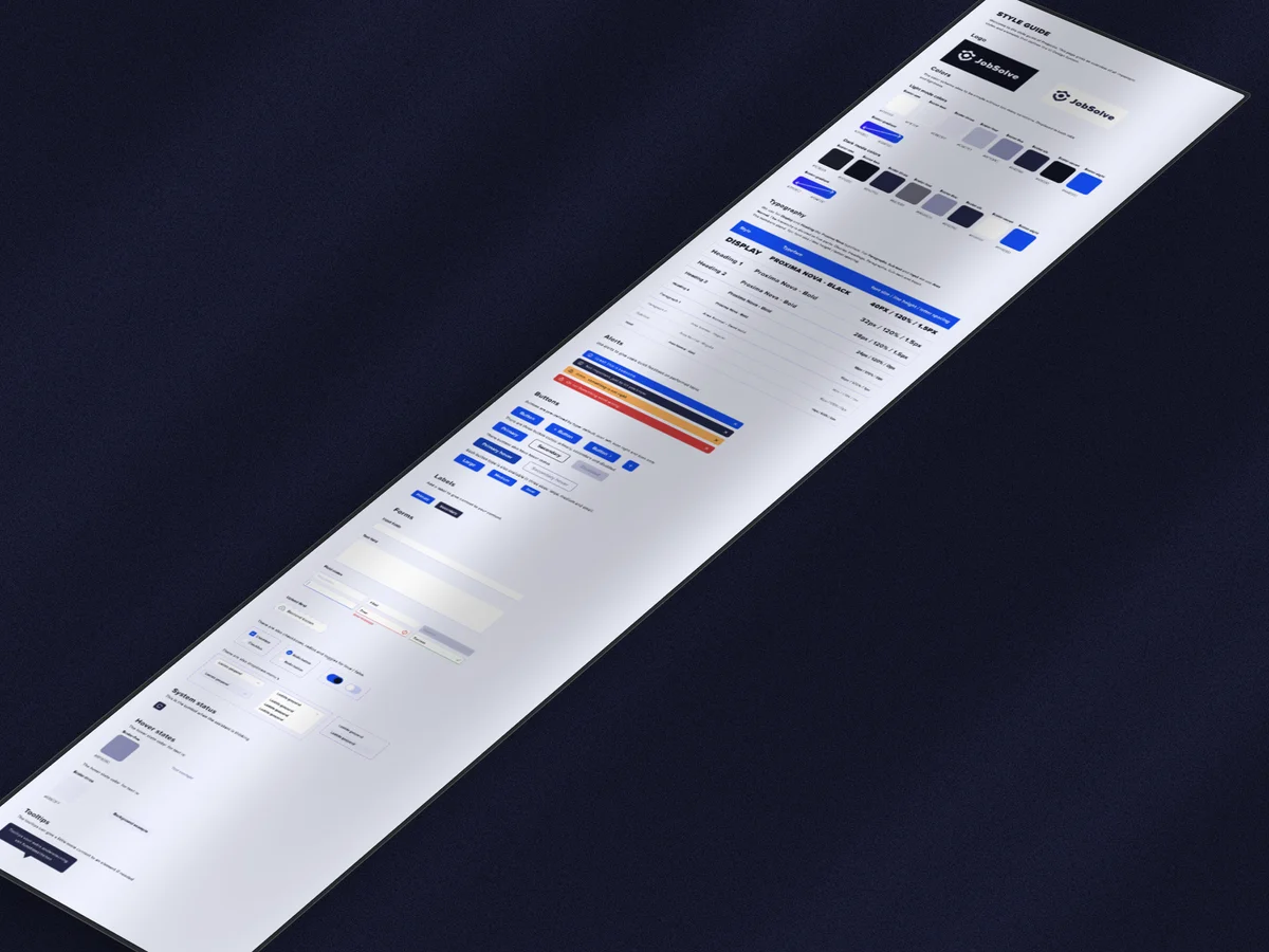 JobSolve design system